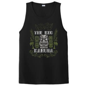 Big Kahuna Funny Hawaiian Luau Outfit Funny Luau PosiCharge Competitor Tank