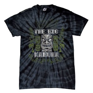 Big Kahuna Funny Hawaiian Luau Outfit Funny Luau Tie-Dye T-Shirt