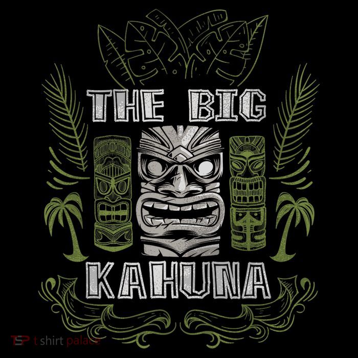 Big Kahuna Funny Hawaiian Luau Outfit Funny Luau Tank Top