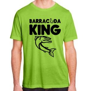 Barracuda King Funny Deep Sea Fishing Adult ChromaSoft Performance T-Shirt