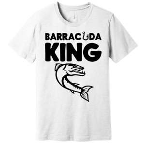 Barracuda King Funny Deep Sea Fishing Premium T-Shirt