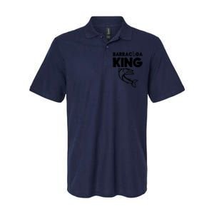 Barracuda King Funny Deep Sea Fishing Softstyle Adult Sport Polo