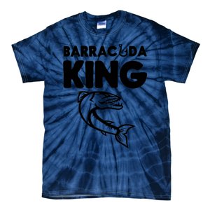 Barracuda King Funny Deep Sea Fishing Tie-Dye T-Shirt