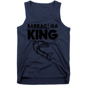 Barracuda King Funny Deep Sea Fishing Tank Top