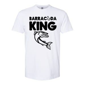 Barracuda King Funny Deep Sea Fishing Softstyle CVC T-Shirt