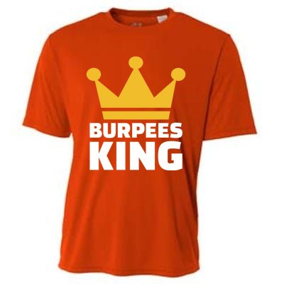 Burpees King Gift Cooling Performance Crew T-Shirt