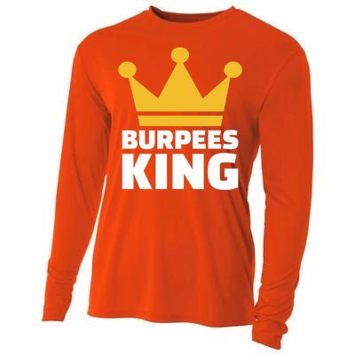 Burpees King Gift Cooling Performance Long Sleeve Crew