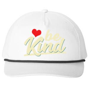 Be Kind Graphic Cute Gift Snapback Five-Panel Rope Hat