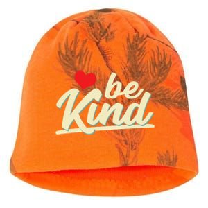 Be Kind Graphic Cute Gift Kati - Camo Knit Beanie