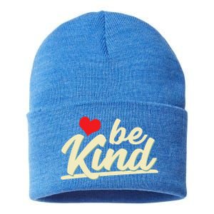 Be Kind Graphic Cute Gift Sustainable Knit Beanie