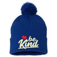 Be Kind Graphic Cute Gift Pom Pom 12in Knit Beanie