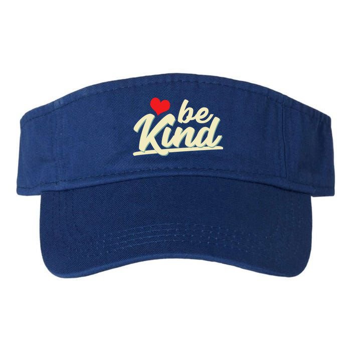 Be Kind Graphic Cute Gift Valucap Bio-Washed Visor