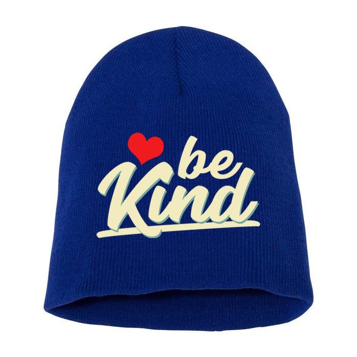 Be Kind Graphic Cute Gift Short Acrylic Beanie