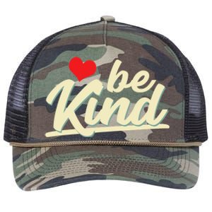 Be Kind Graphic Cute Gift Retro Rope Trucker Hat Cap