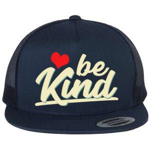 Be Kind Graphic Cute Gift Flat Bill Trucker Hat