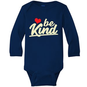 Be Kind Graphic Cute Gift Baby Long Sleeve Bodysuit