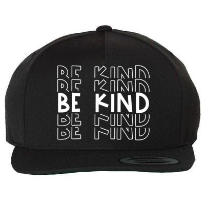 Be Kind Gift Wool Snapback Cap