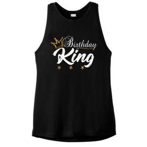 Birthday King Gold Crown For Boy And Ladies PosiCharge Tri-Blend Wicking Tank