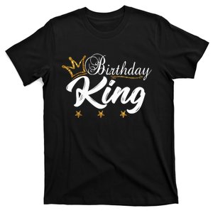 Birthday King Gold Crown For Boy And T-Shirt