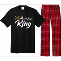 Birthday King Gold Crown For Boy And Pajama Set