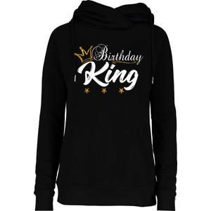 Birthday King Gold Crown For Boy And Womens Funnel Neck Pullover Hood