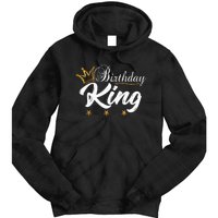 Birthday King Gold Crown For Boy And Tie Dye Hoodie