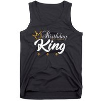 Birthday King Gold Crown For Boy And Tank Top