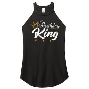 Birthday King Gold Crown For Boy And Women's Perfect Tri Rocker Tank