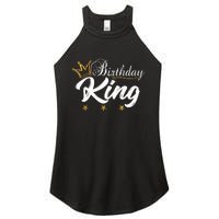 Birthday King Gold Crown For Boy And Women's Perfect Tri Rocker Tank