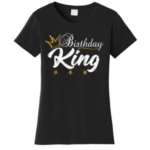 Birthday King Gold Crown For Boy And Women's T-Shirt