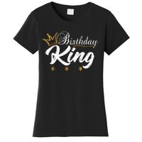 Birthday King Gold Crown For Boy And Women's T-Shirt