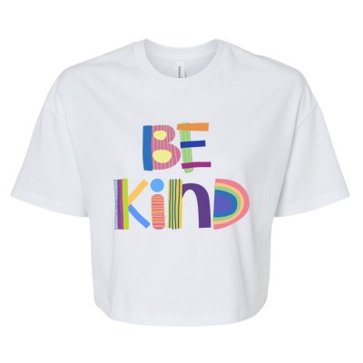 Be Kind Gift Bella+Canvas Jersey Crop Tee