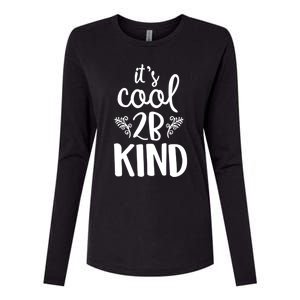 Be Kind Gift Womens Cotton Relaxed Long Sleeve T-Shirt