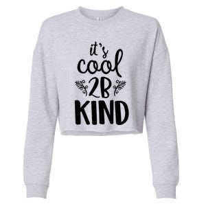 Be Kind Gift Cropped Pullover Crew