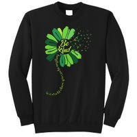 Be Kind Green Ribbon Sunflower Mental Health Awareness Gifts Sweatshirt