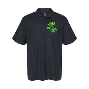 Be Kind Green Ribbon Sunflower Mental Health Awareness Gifts Softstyle Adult Sport Polo