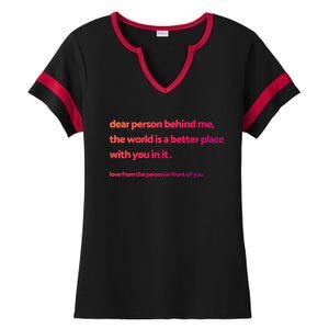 Be Kind Gift Ladies Halftime Notch Neck Tee