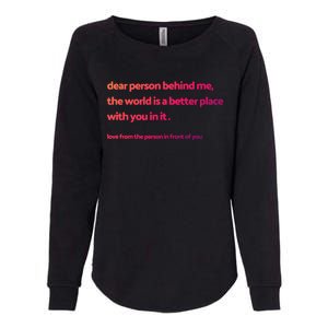 Be Kind Gift Womens California Wash Sweatshirt