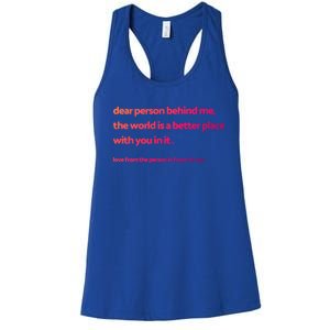 Be Kind Gift Women's Racerback Tank