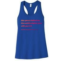 Be Kind Gift Women's Racerback Tank