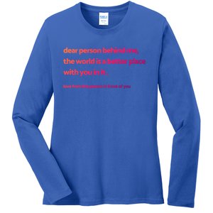 Be Kind Gift Ladies Long Sleeve Shirt