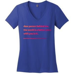 Be Kind Gift Women's V-Neck T-Shirt