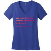 Be Kind Gift Women's V-Neck T-Shirt