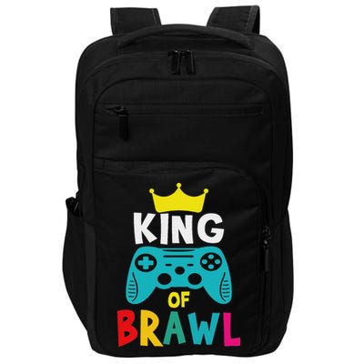 Brawl King Gamer Brawler Brawl Impact Tech Backpack