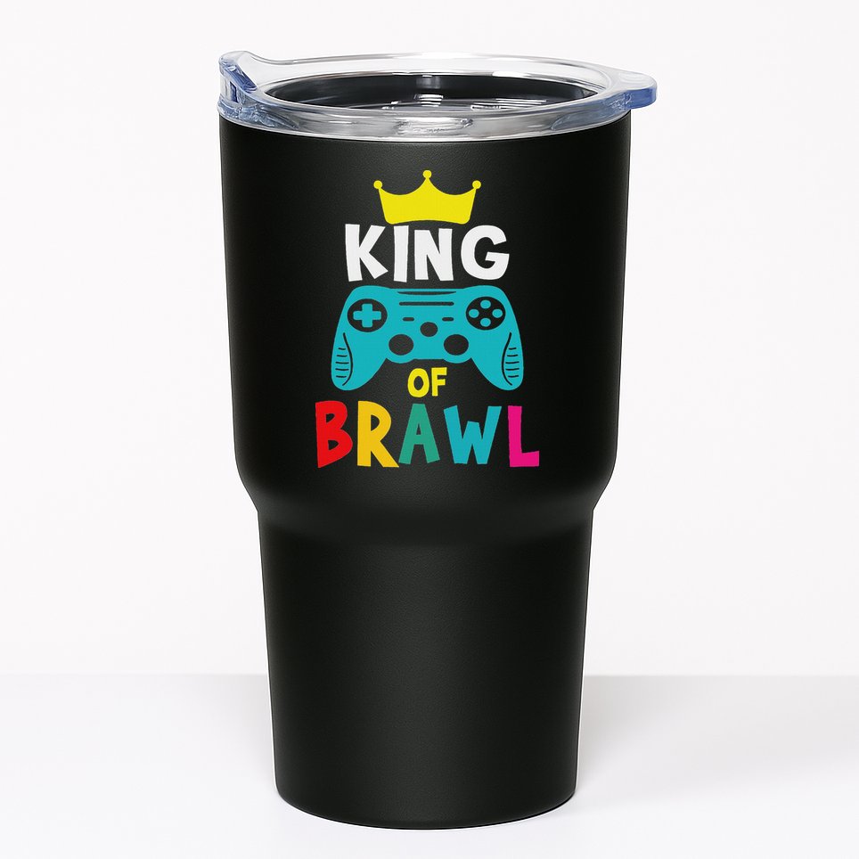 Brawl King Gamer Brawler Brawl Tumbler