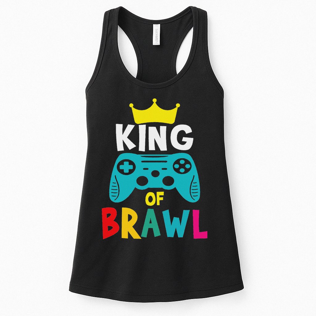 Brawl King Gamer Brawler Brawl Womens Tank Top