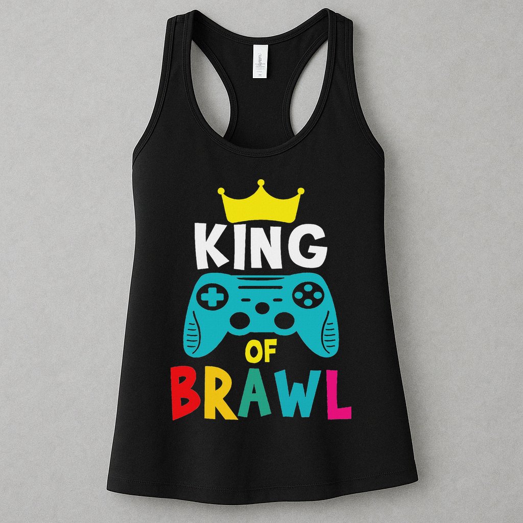 Brawl King Gamer Brawler Brawl Womens Tank Top