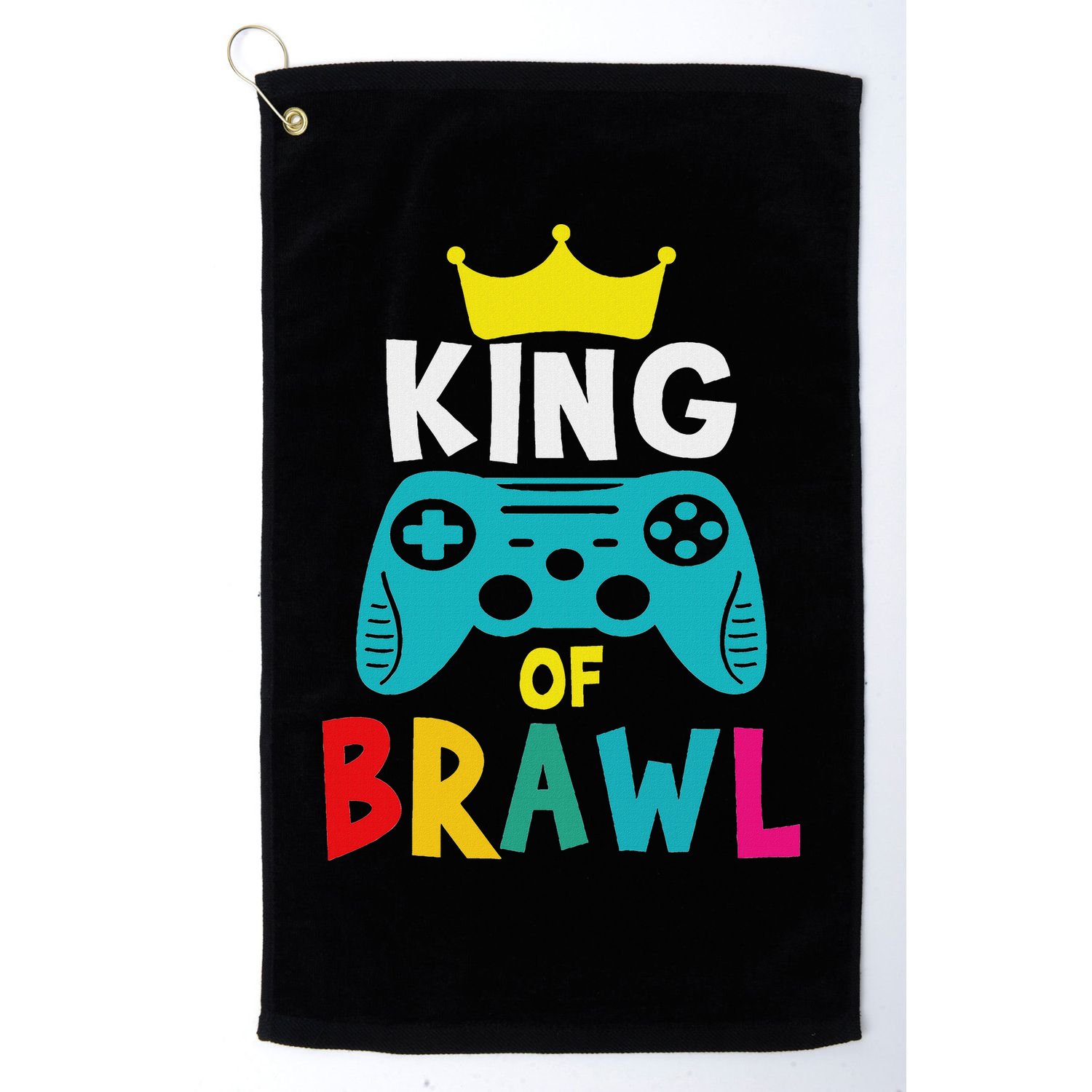 Brawl King Gamer Brawler Brawl Golf Towel