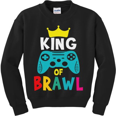 Brawl King Gamer Brawler Brawl Kids Sweatshirt