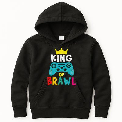 Brawl King Gamer Brawler Brawl Kids Hoodie